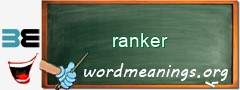 WordMeaning blackboard for ranker